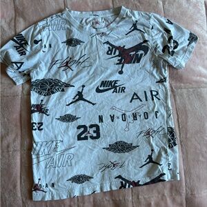 Jordan Kids Graphic T-Shirt - White and Black